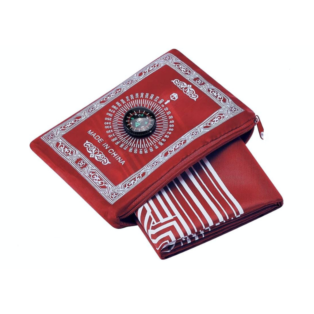 Mobiler Gebetsteppich - Rot